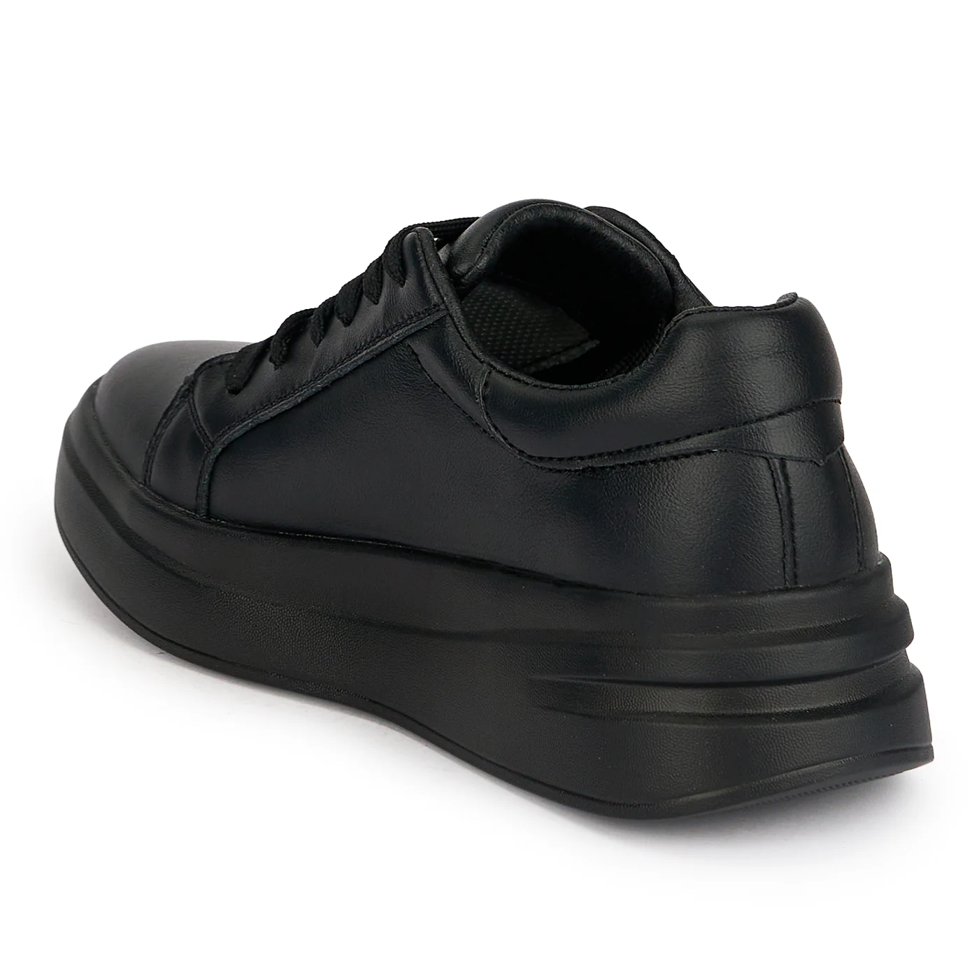 Pantofi casual dama din piele naturala neagra 19599 - Image 2