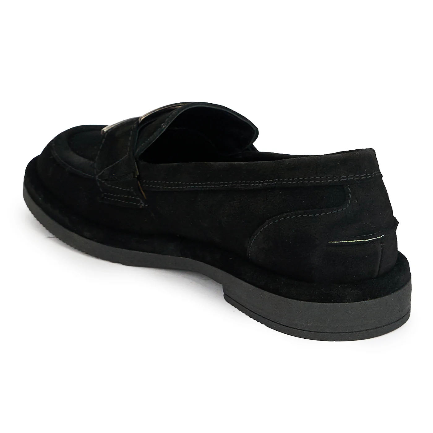 Pantofi casual dama din piele naturala neagra 19723 - Image 2