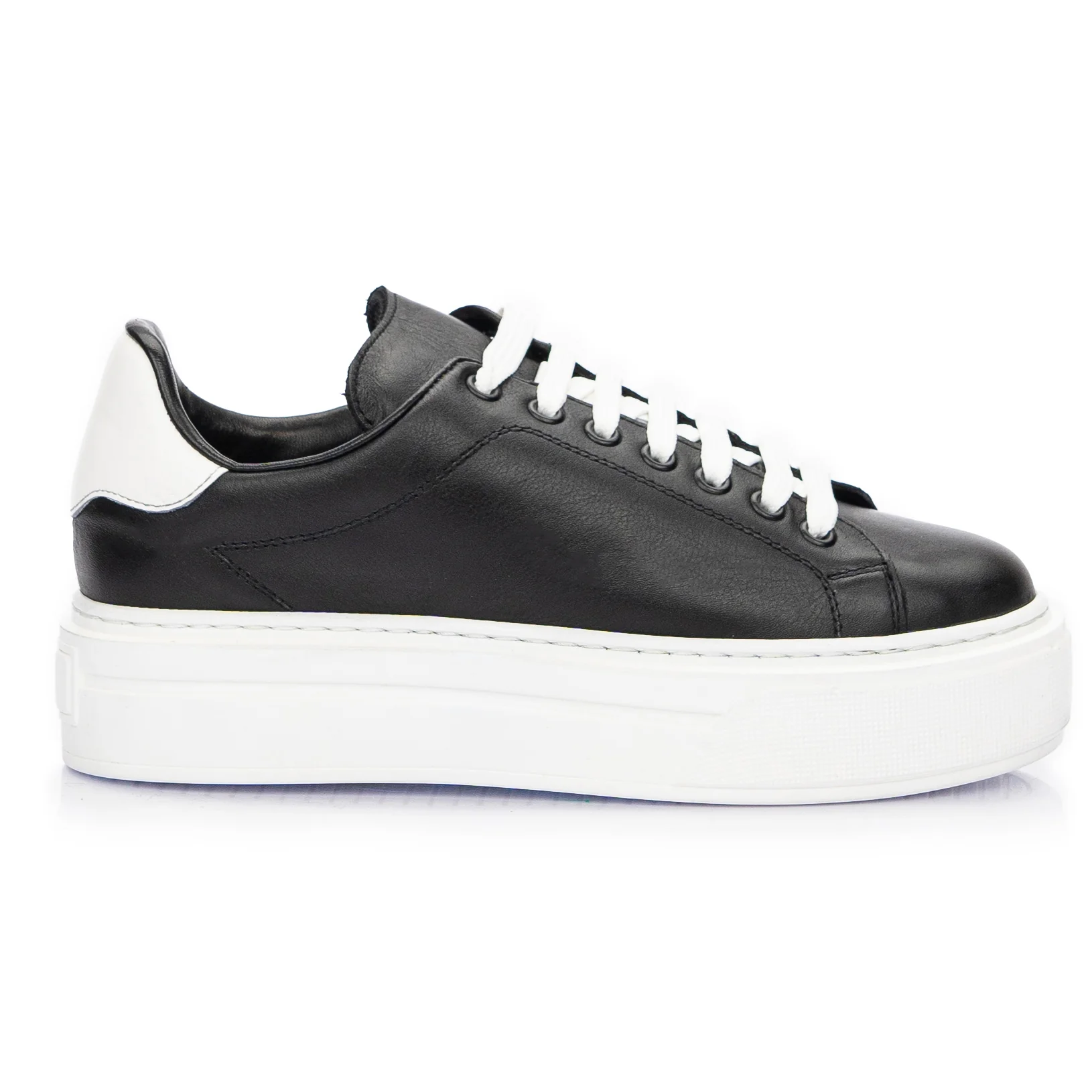 Pantofi Casual de Piele Dama cu Siret 8414