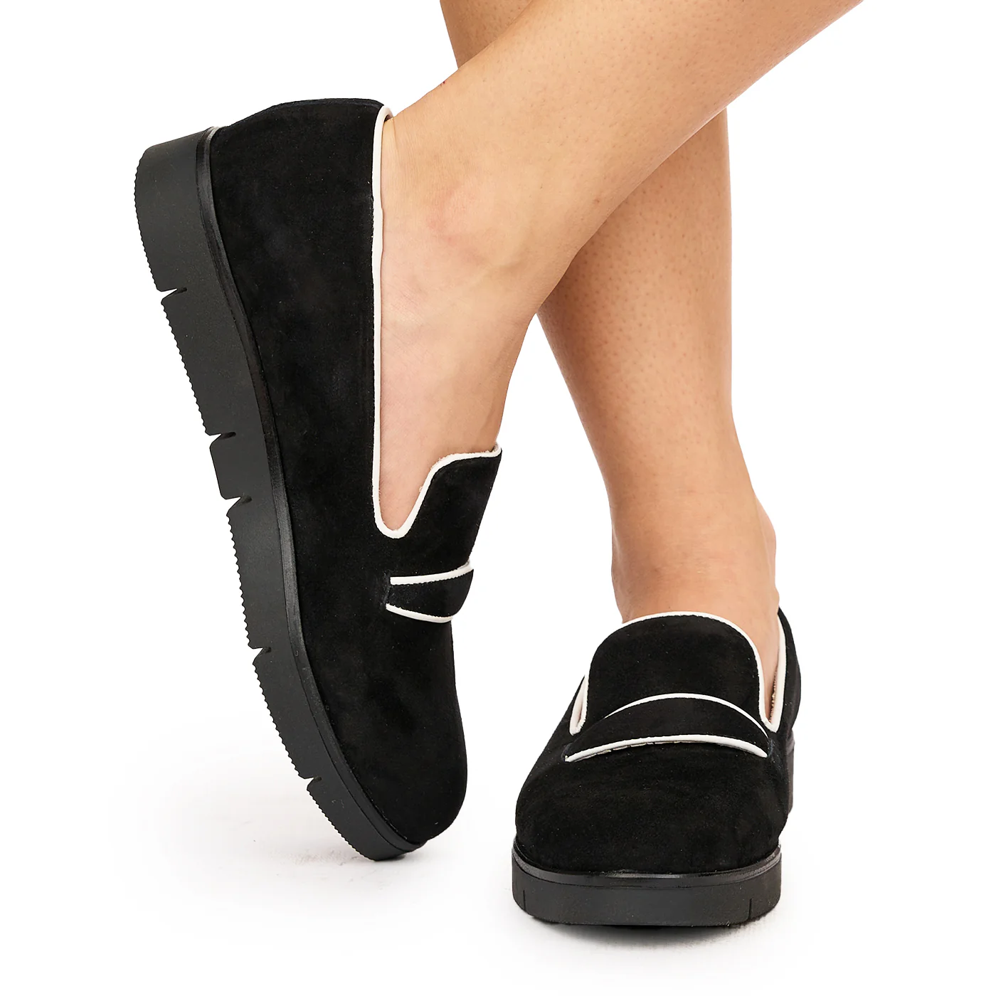 Pantofi casual din Piele Naturala fara siret 8068 - Image 3