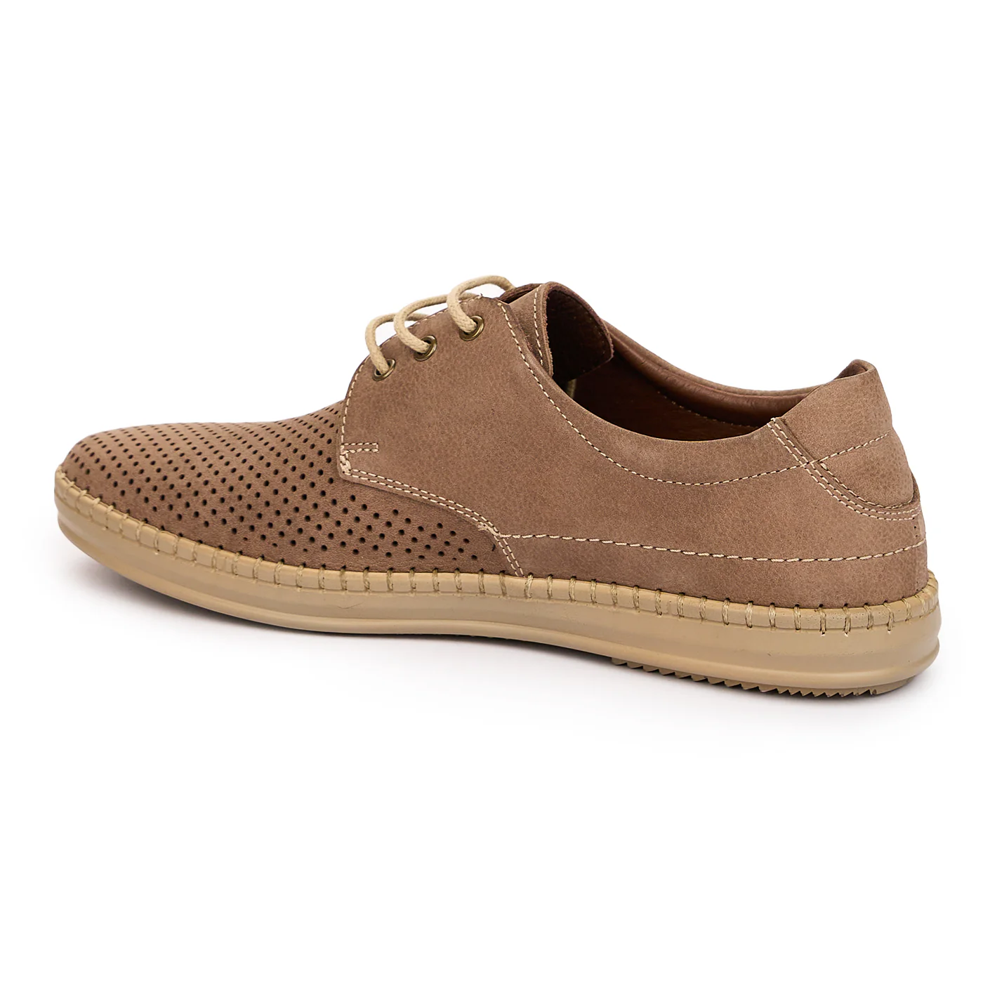 Pantofi Casual Gri Barbati din Piele Naturala 7308 - Image 3