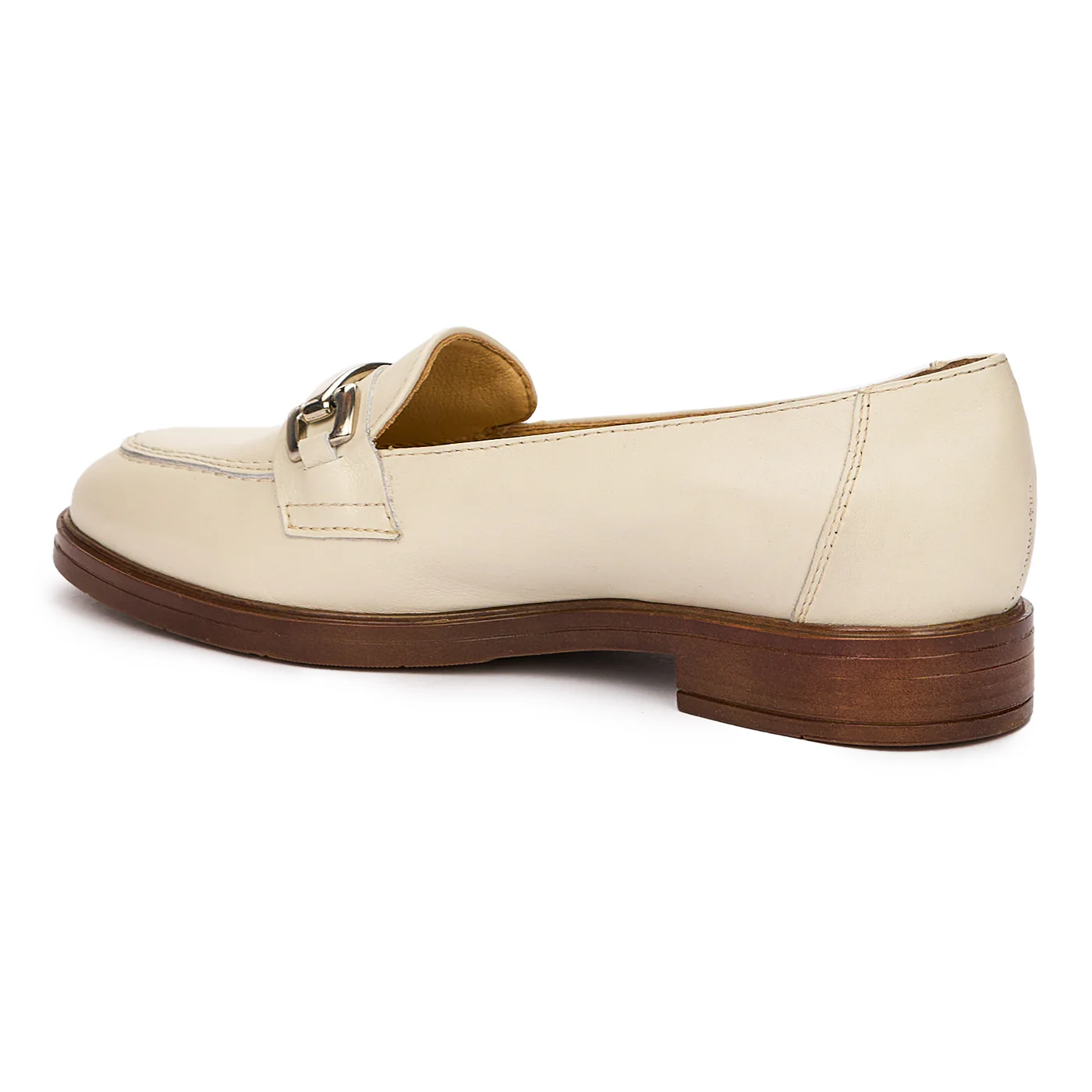 Pantofi Dama Bej din Piele Naturala, Toc 2.5 Cm, Eleganti 10114 - Image 3