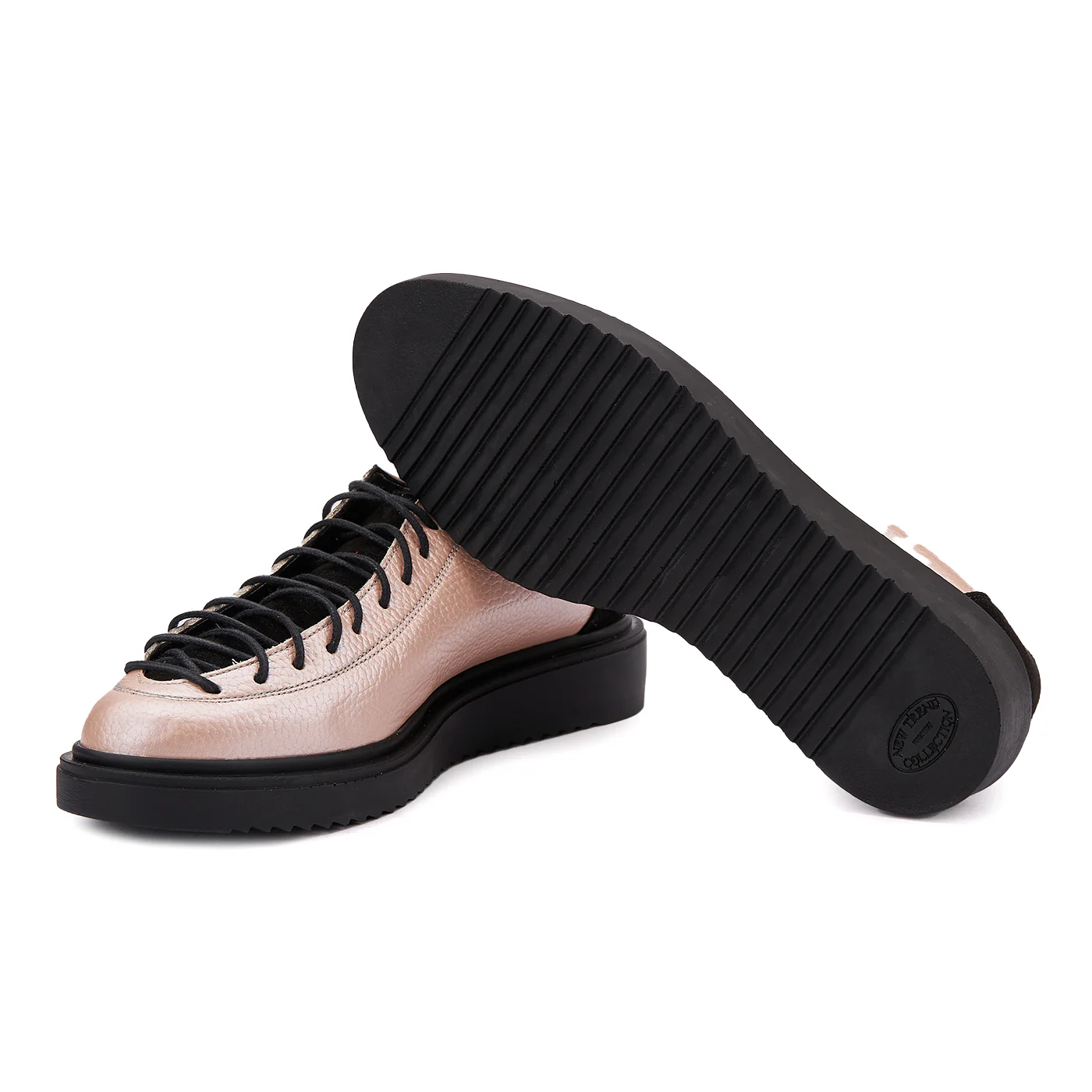 Pantofi dama casual din piele naturala bej 1404 - Image 4