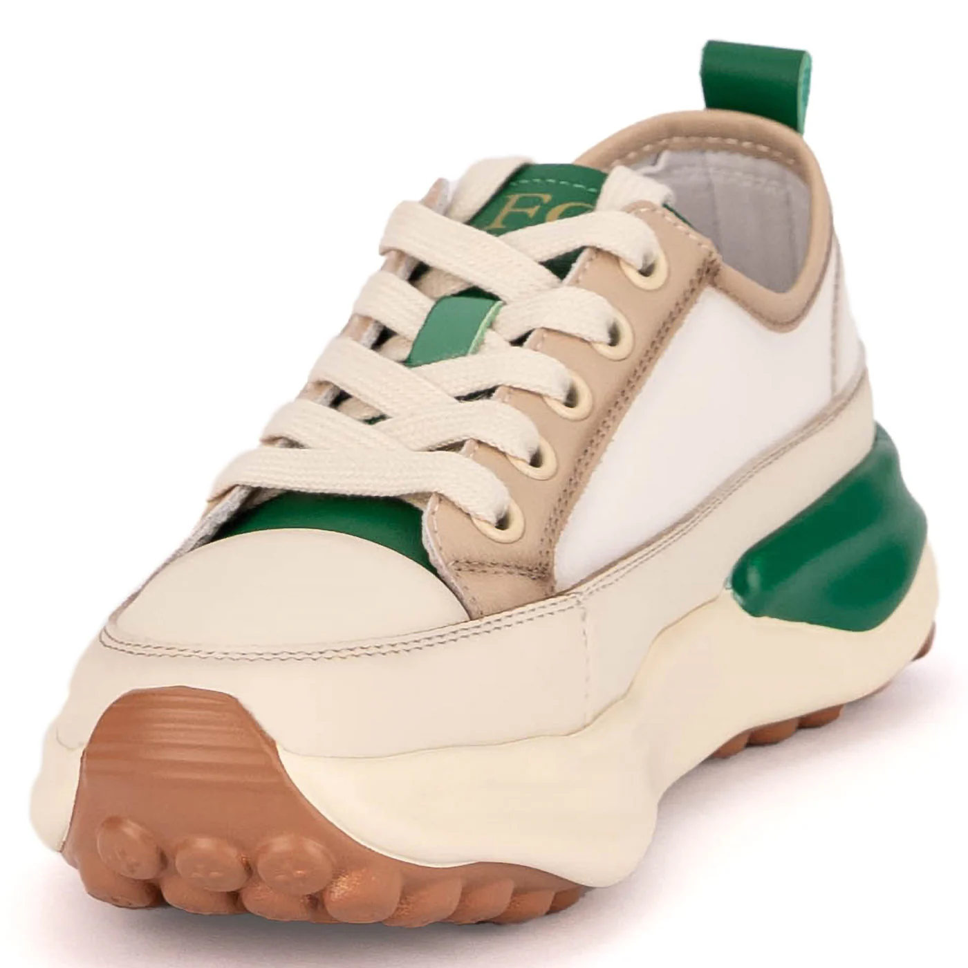 Pantofi dama casual din piele naturala multicolora 18782 - Image 3