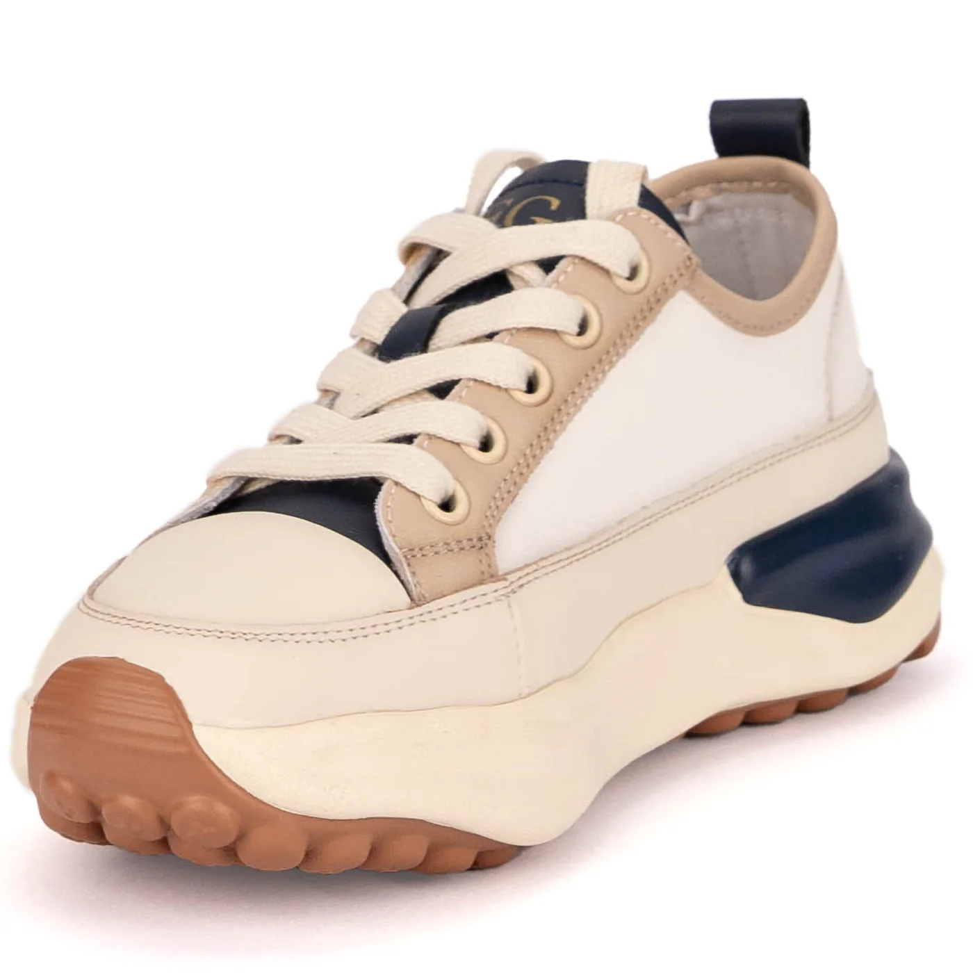 Pantofi dama casual din piele naturala multicolora 18783 - Image 3
