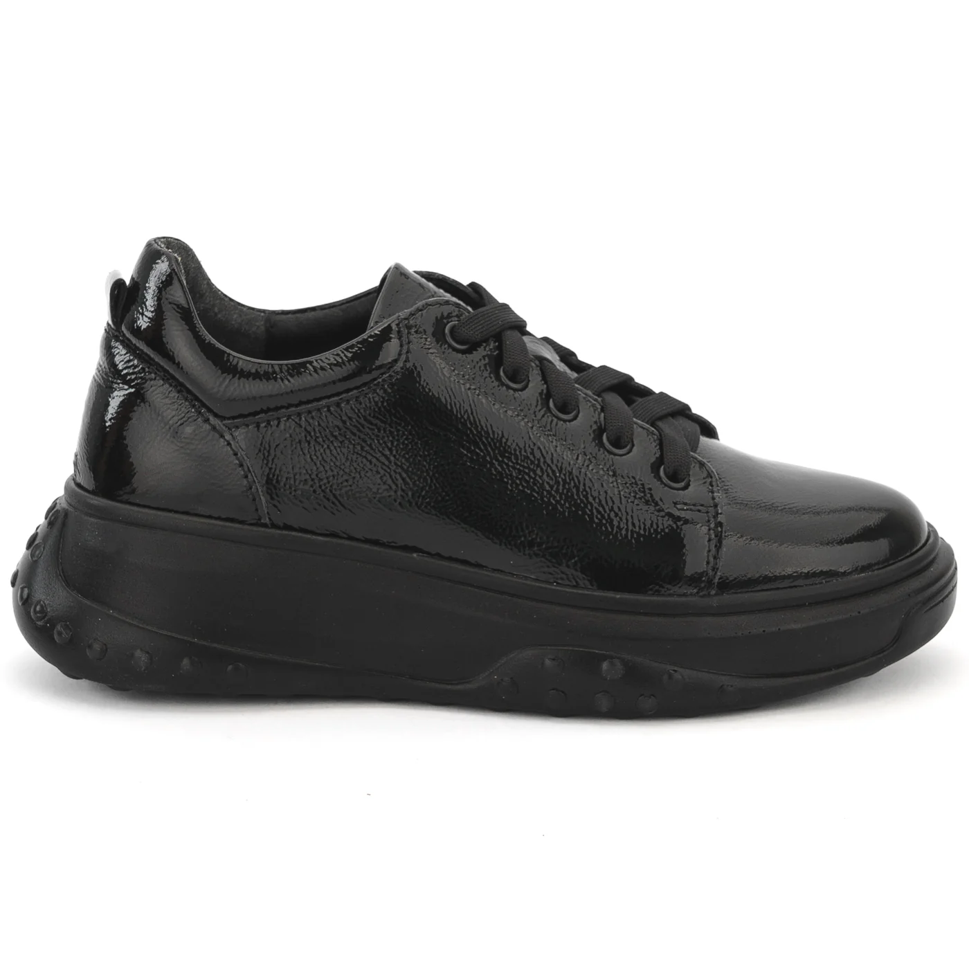 Pantofi dama casual din piele naturala neagra 13999
