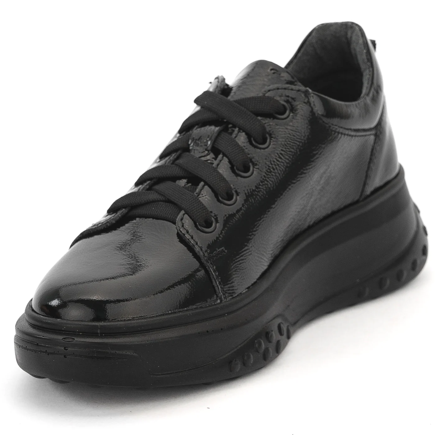 Pantofi dama casual din piele naturala neagra 13999 - Image 3