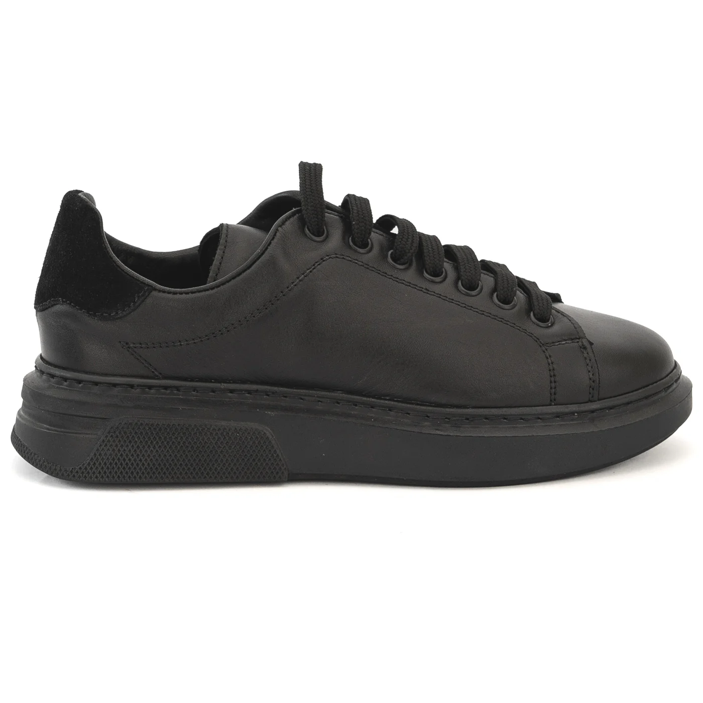 Pantofi dama casual din piele naturala neagra 14001