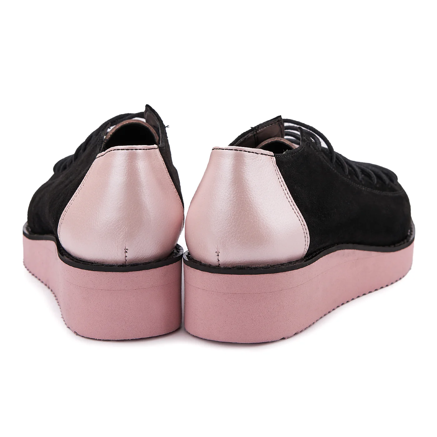 Pantofi dama casual din piele naturala neagra 1409 - Image 2