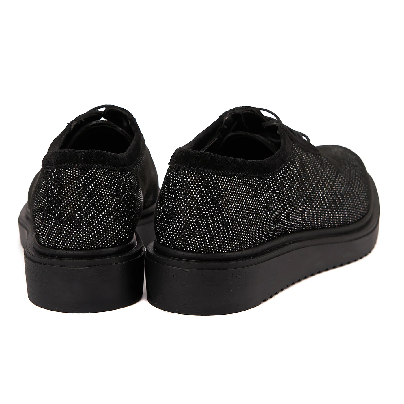 Pantofi dama casual din piele naturala neagra 1443 - Image 3