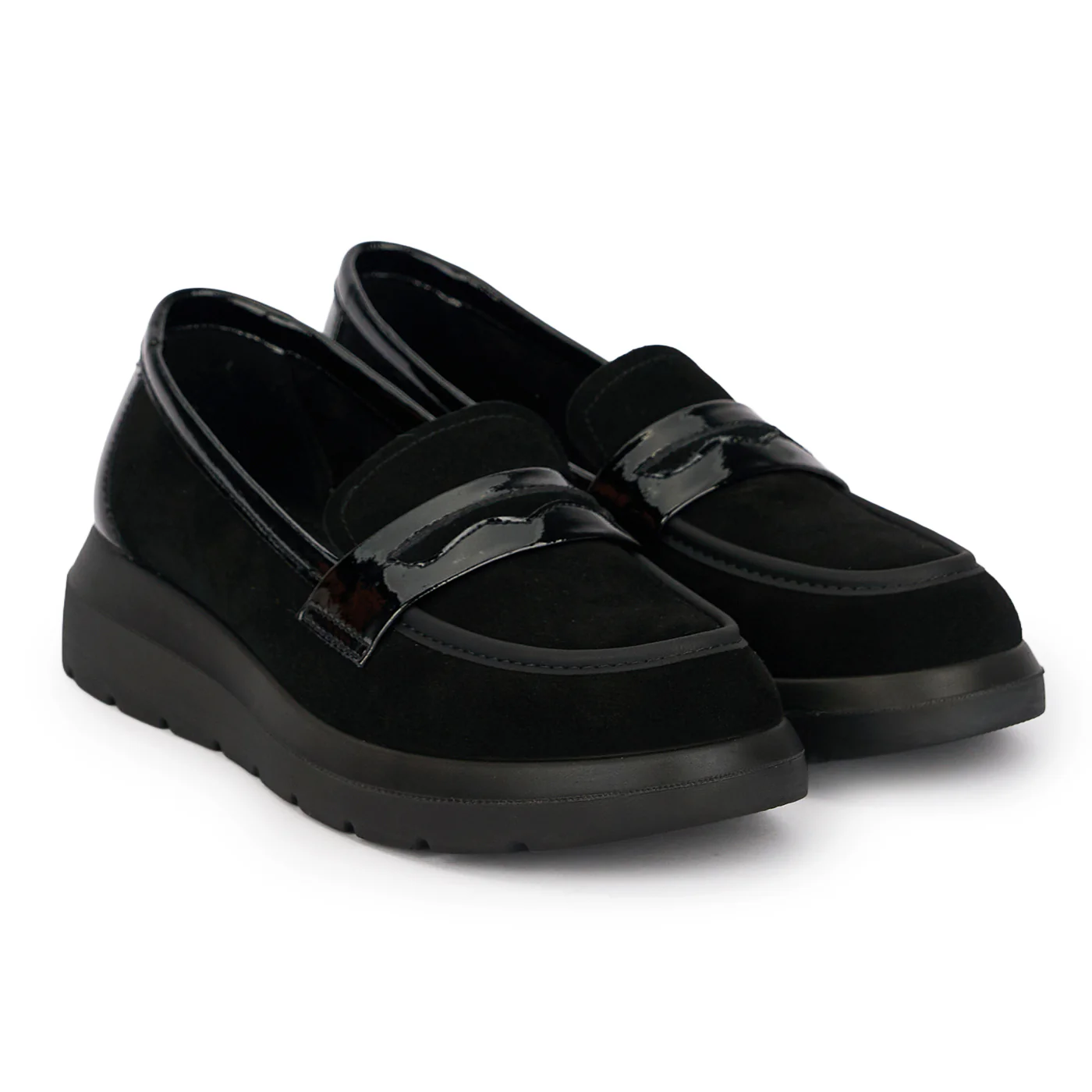Pantofi dama casual din piele naturala neagra 18862 - Image 4