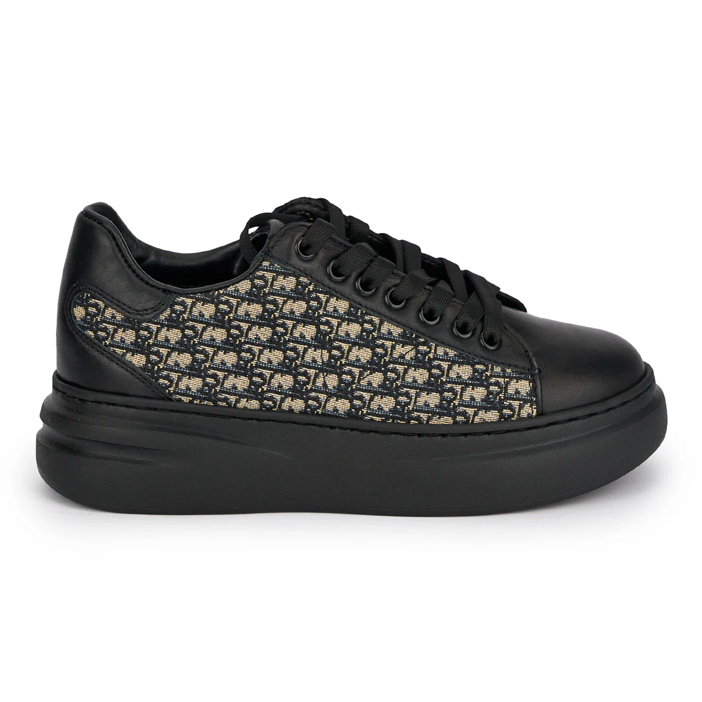 Pantofi dama casual din piele naturala neagra 18869