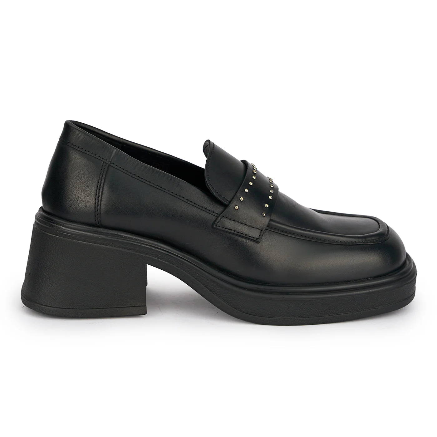 Pantofi dama casual din piele naturala neagra 18870