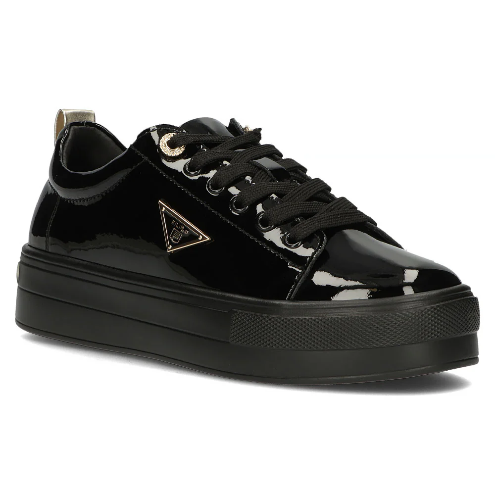 Pantofi dama casual din piele naturala neagra lac 13959 - Image 7