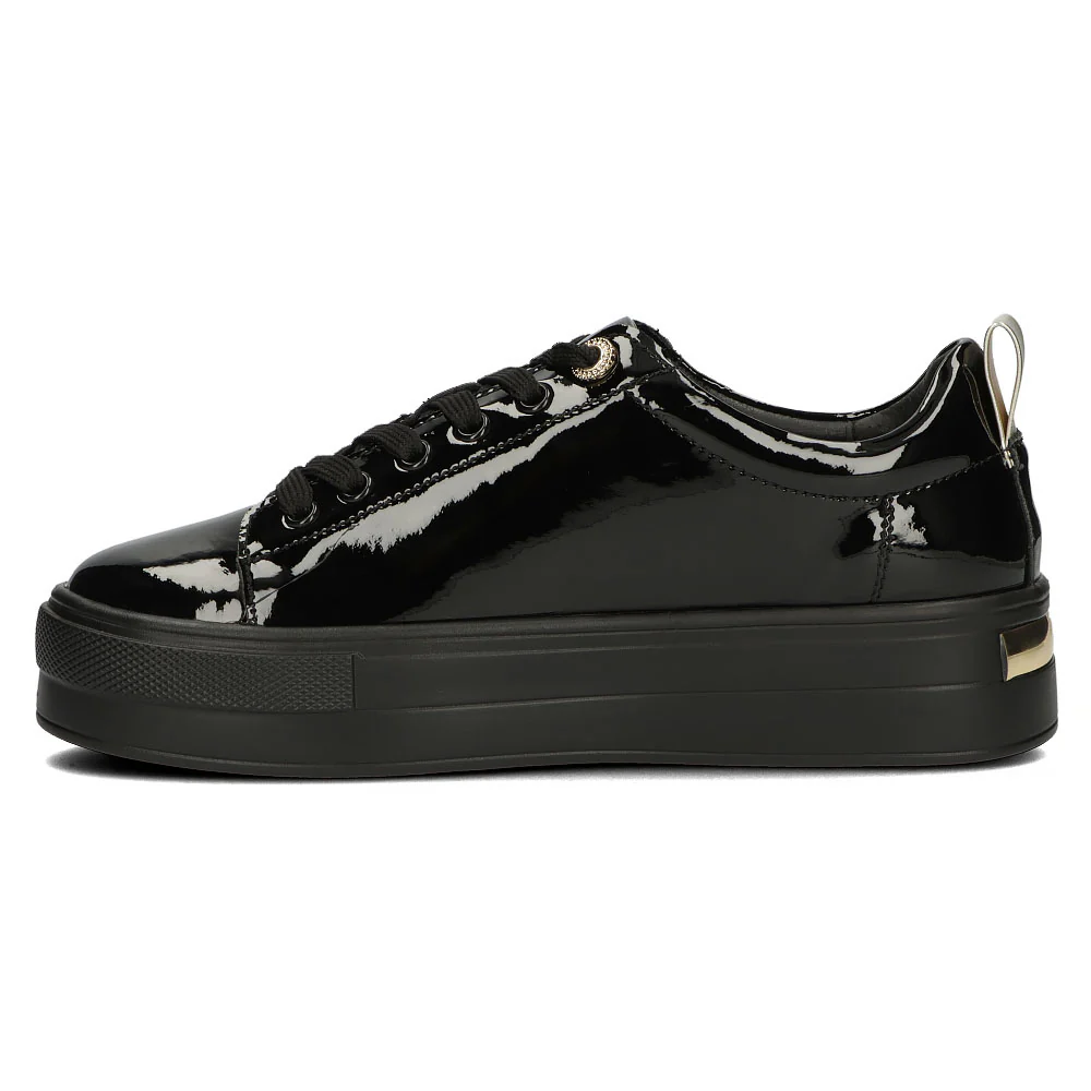Pantofi dama casual din piele naturala neagra lac 13959 - Image 8