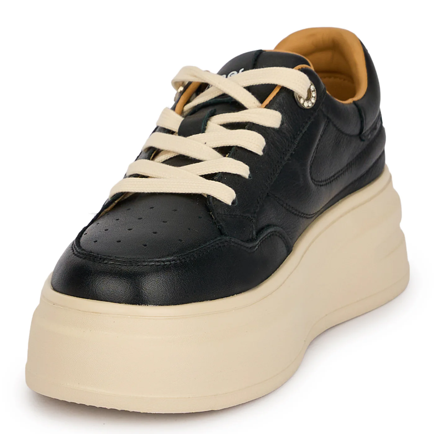 Pantofi dama casual din piele naturala neagra 18867 - Image 3