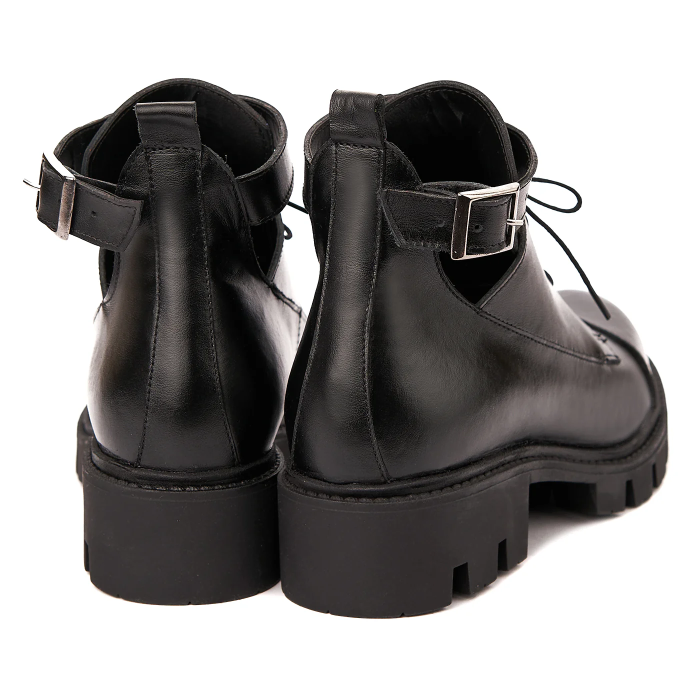 Pantofi Dama Casual Negru din Piele Naturala 1602 - Image 2