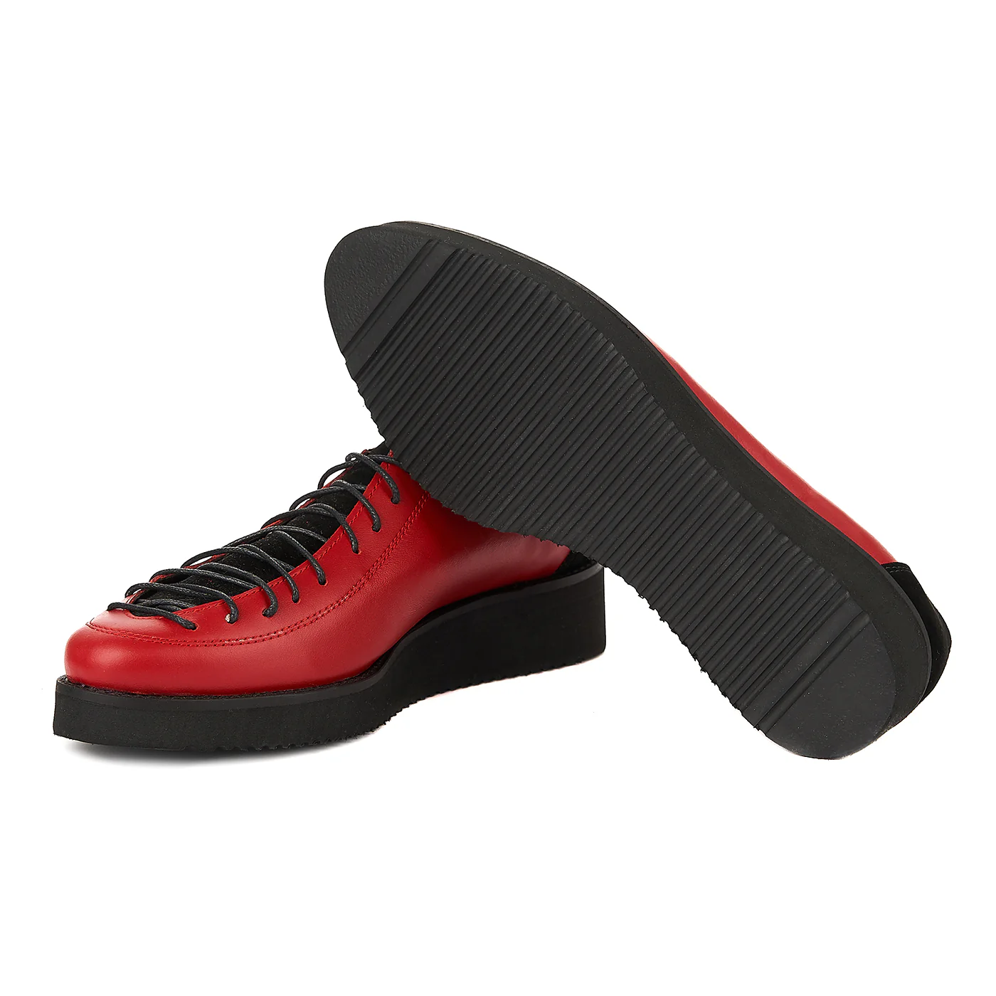 Pantofi dama casual rosii piele naturala 1256 - Image 3