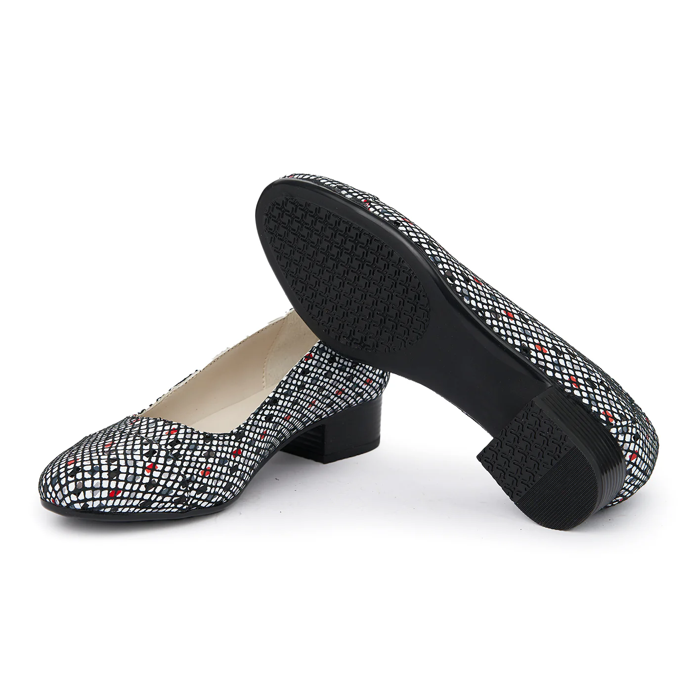 Pantofi dama cu toc mic din piele naturala 1935 - Image 3