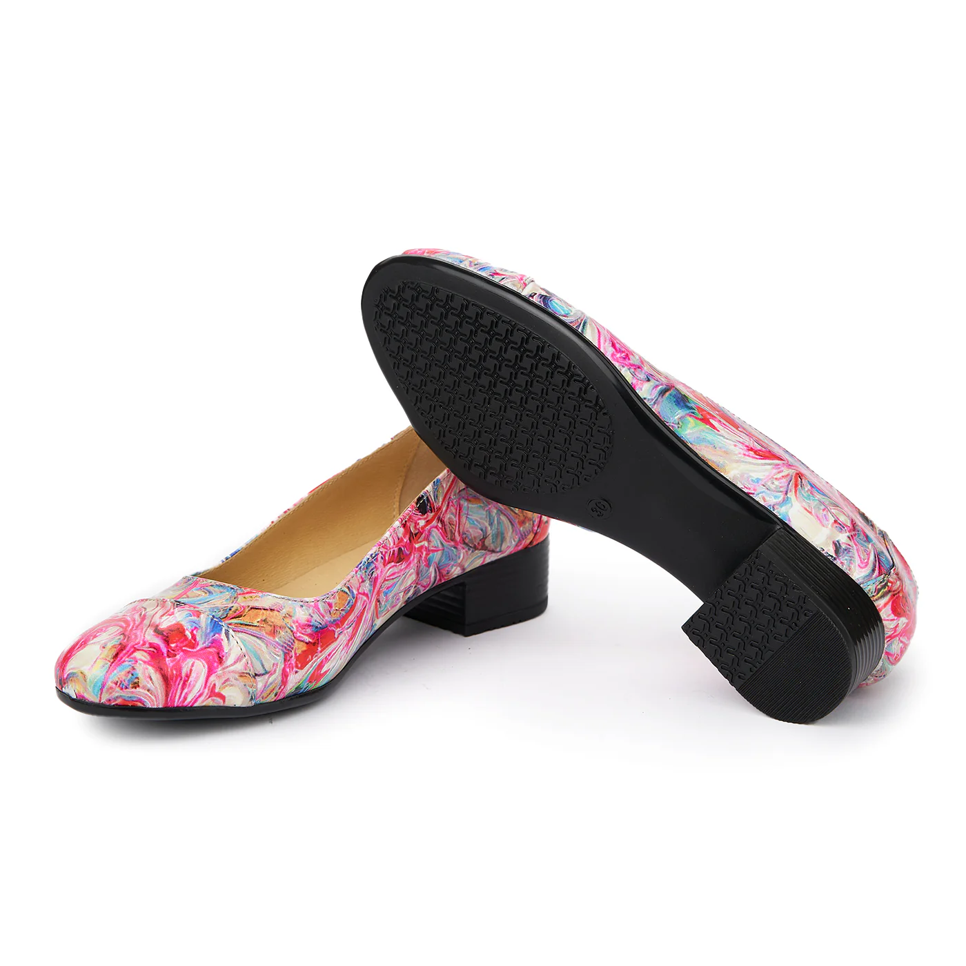 Pantofi dama cu toc mic din piele naturala 1939 - Image 3