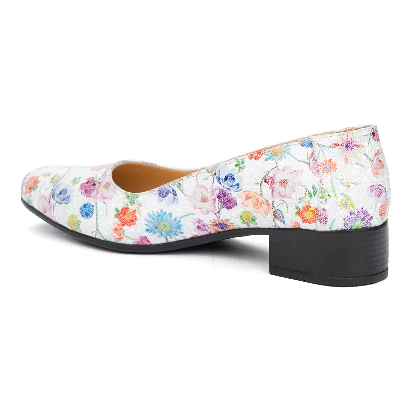 Pantofi dama cu toc mic din piele naturala 8655 - Image 3