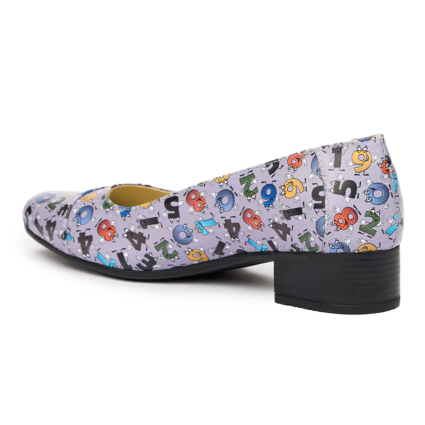 Pantofi dama cu toc mic din piele naturala 9449 - Image 3