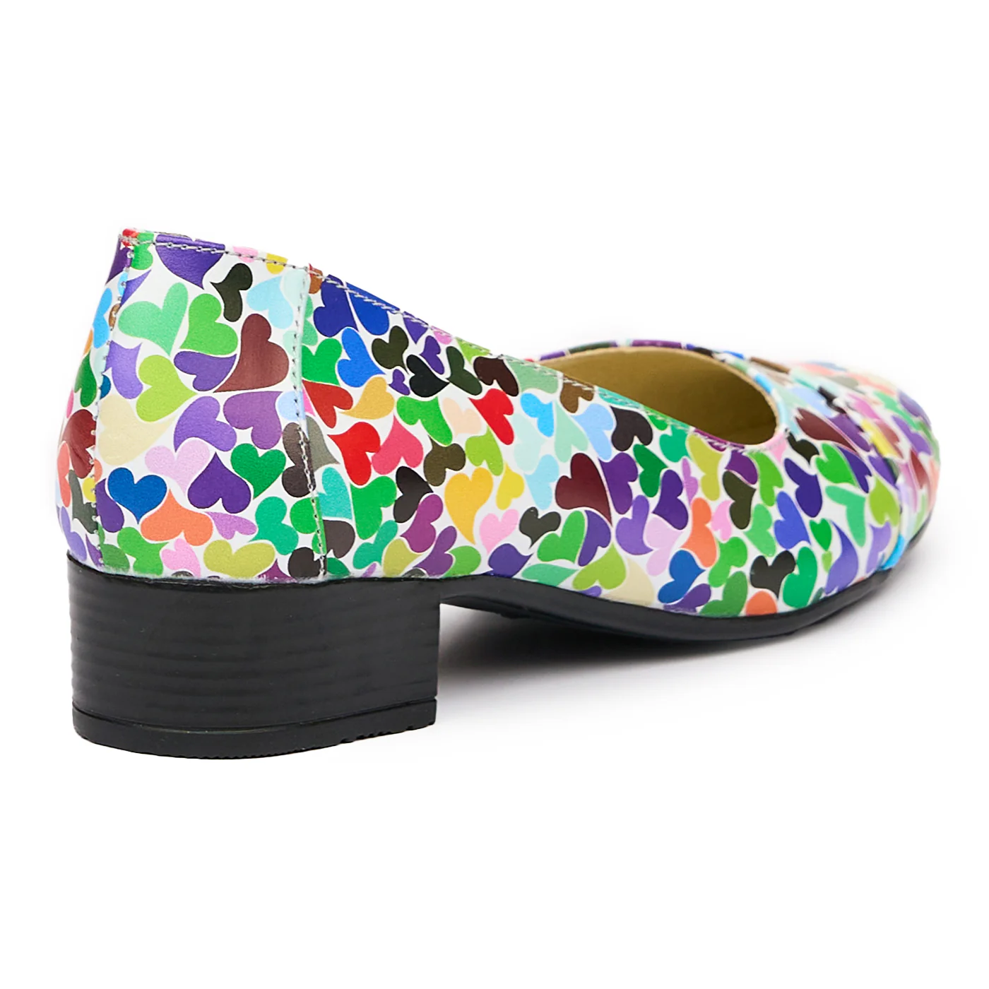 Pantofi dama cu toc mic din piele naturala 9456 - Image 2