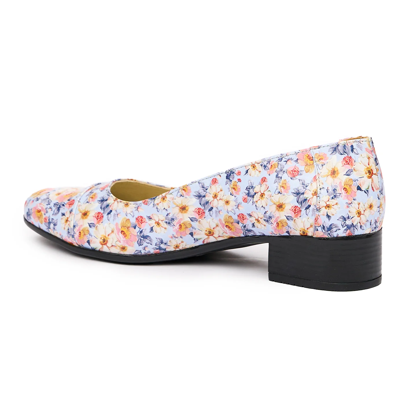 Pantofi dama cu toc mic din piele naturala 9460 - Image 3