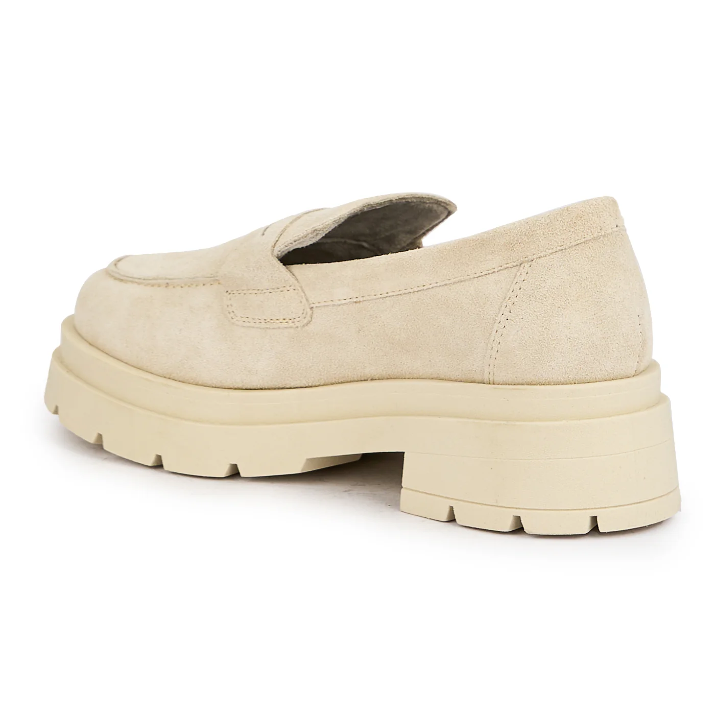 Pantofi dama din piele natura alb-murdar 16185 - Image 2