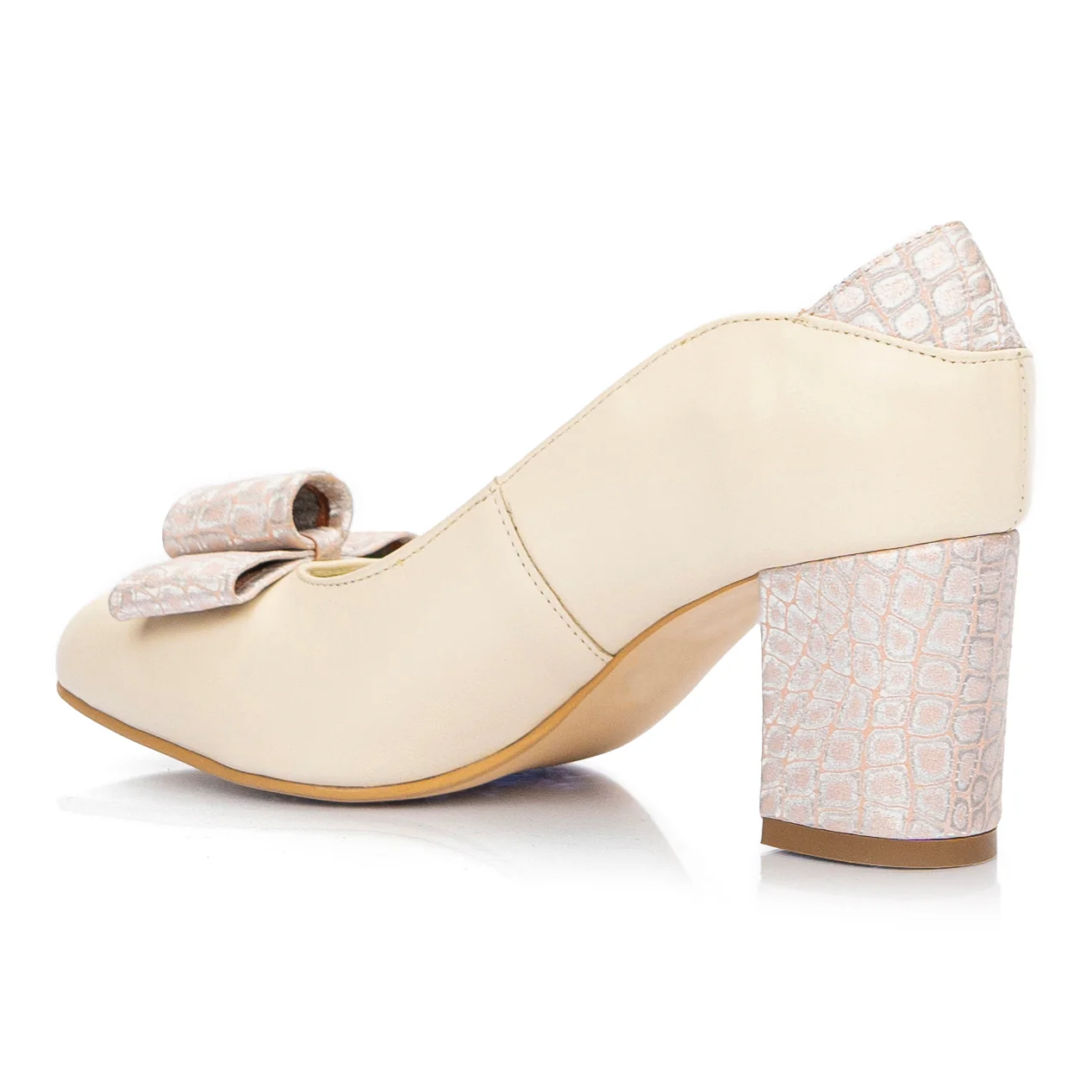 Pantofi dama din piele naturala 9725 - Image 3