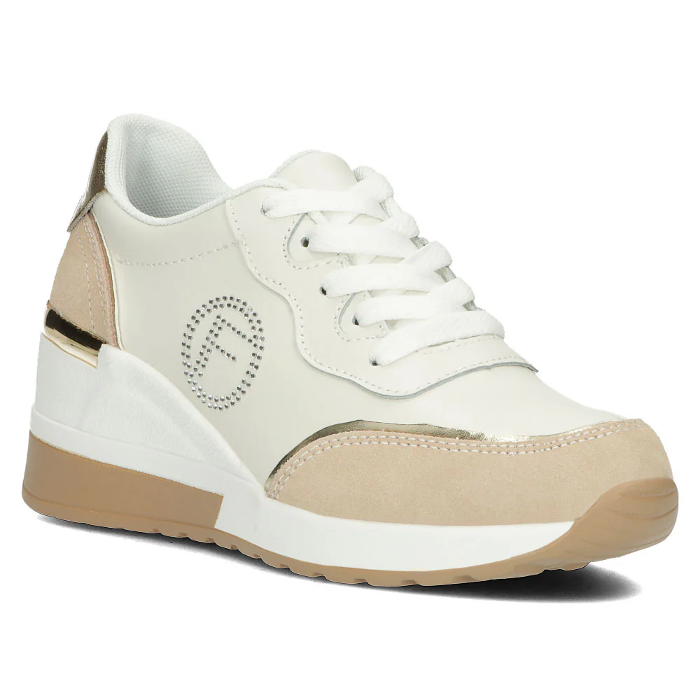 Pantofi dama din piele naturala alba 13138 - Image 2