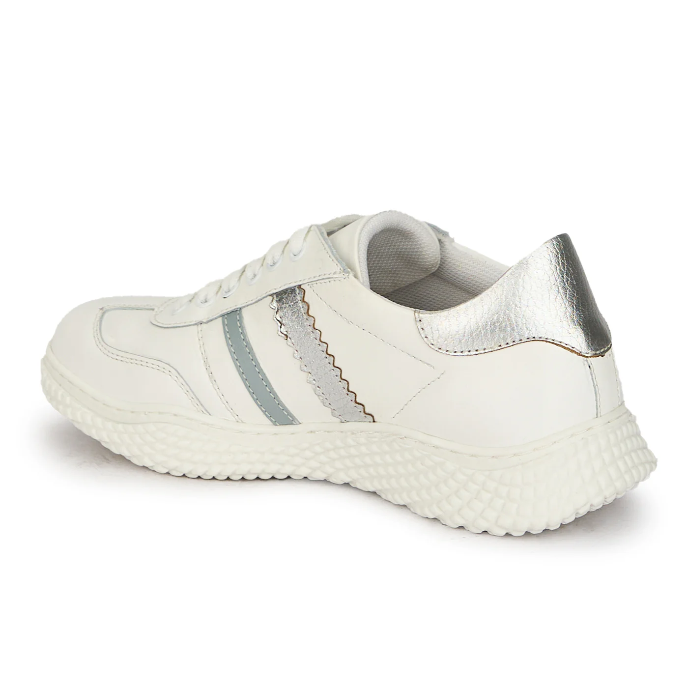 Pantofi dama din piele naturala alba 17830 - Image 2