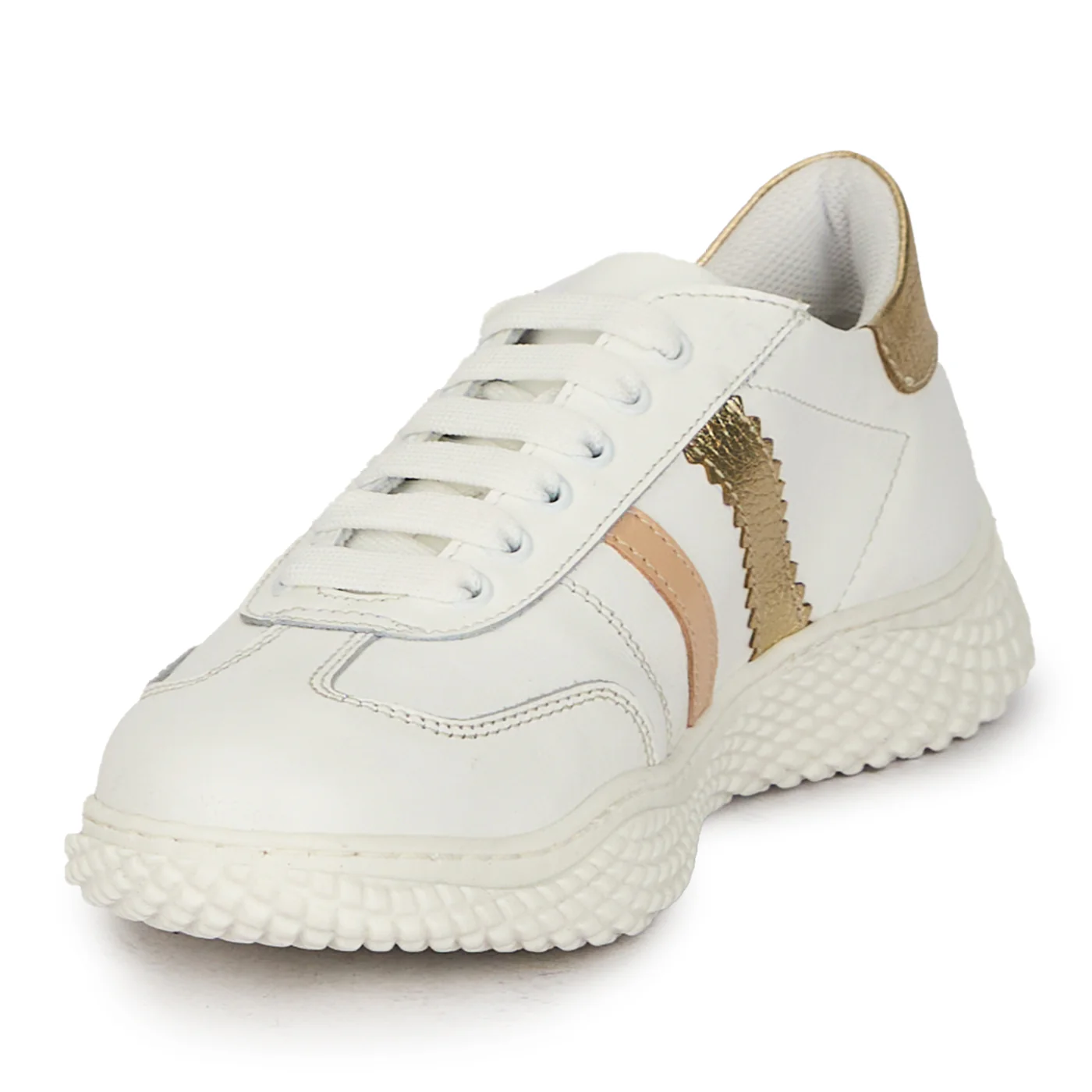 Pantofi dama din piele naturala alba 17831 - Image 3