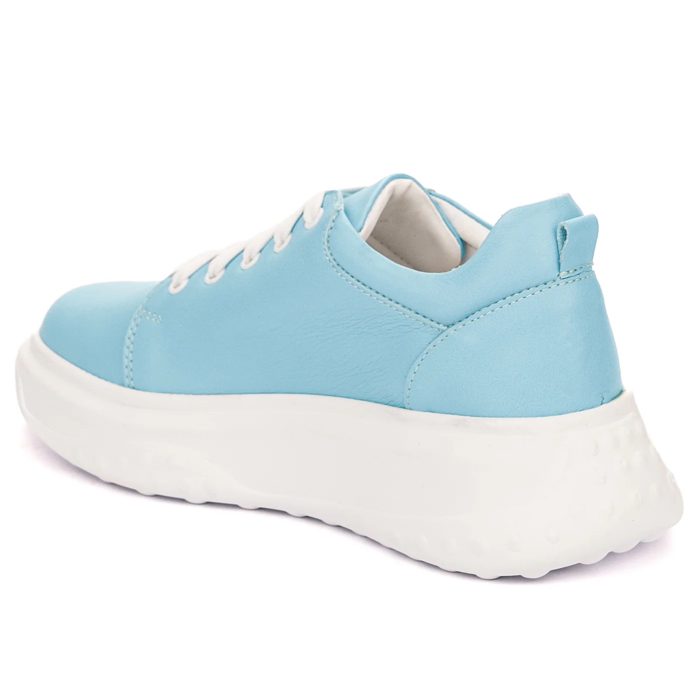 Pantofi dama din piele naturala albastra 13567 - Image 2