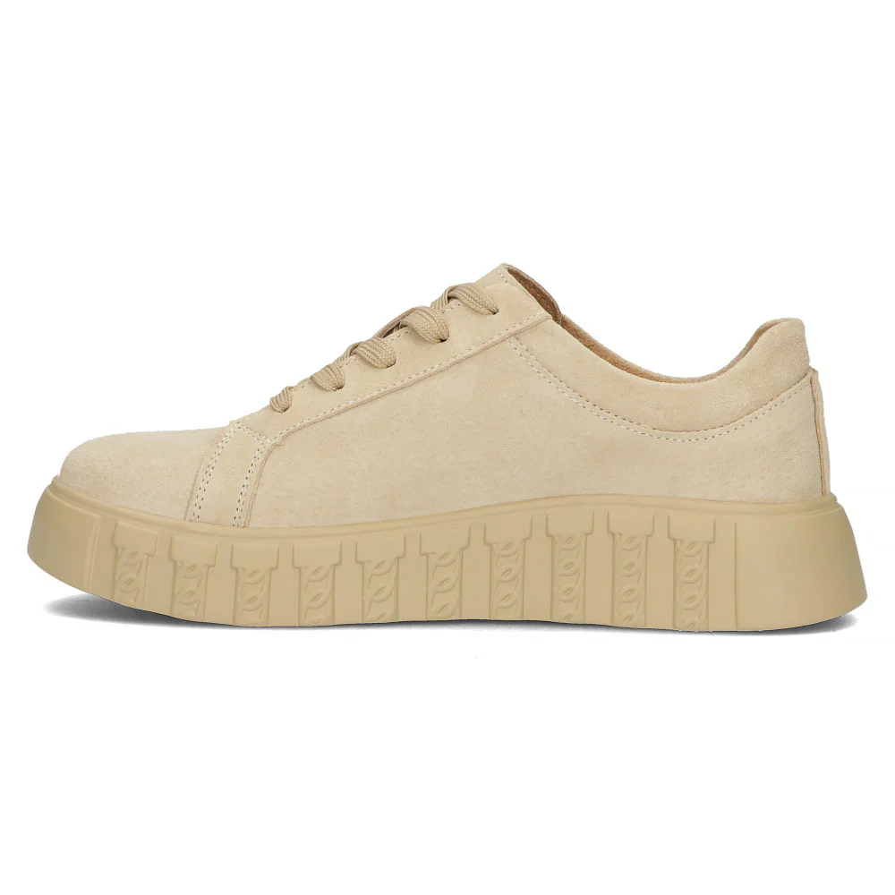 Pantofi dama din piele naturala bej 13007 - Image 3