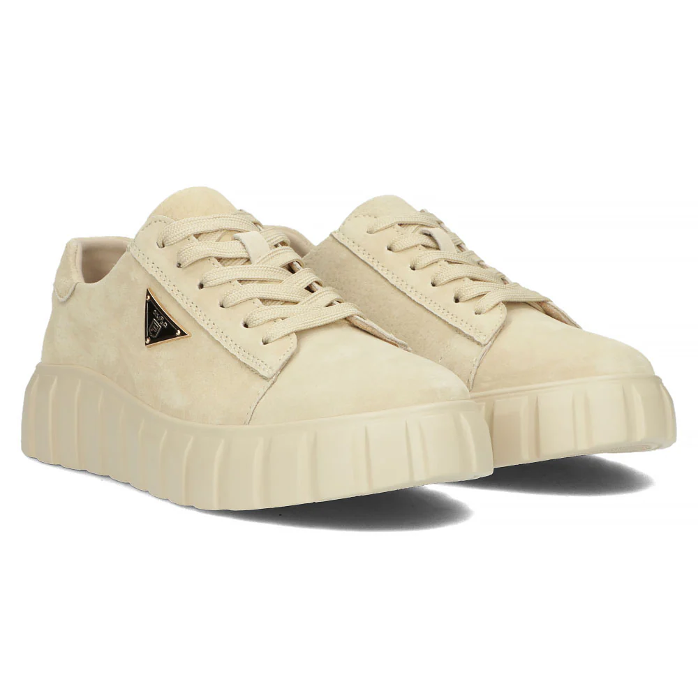 Pantofi sport dama din piele naturala bej 13014 - Image 4