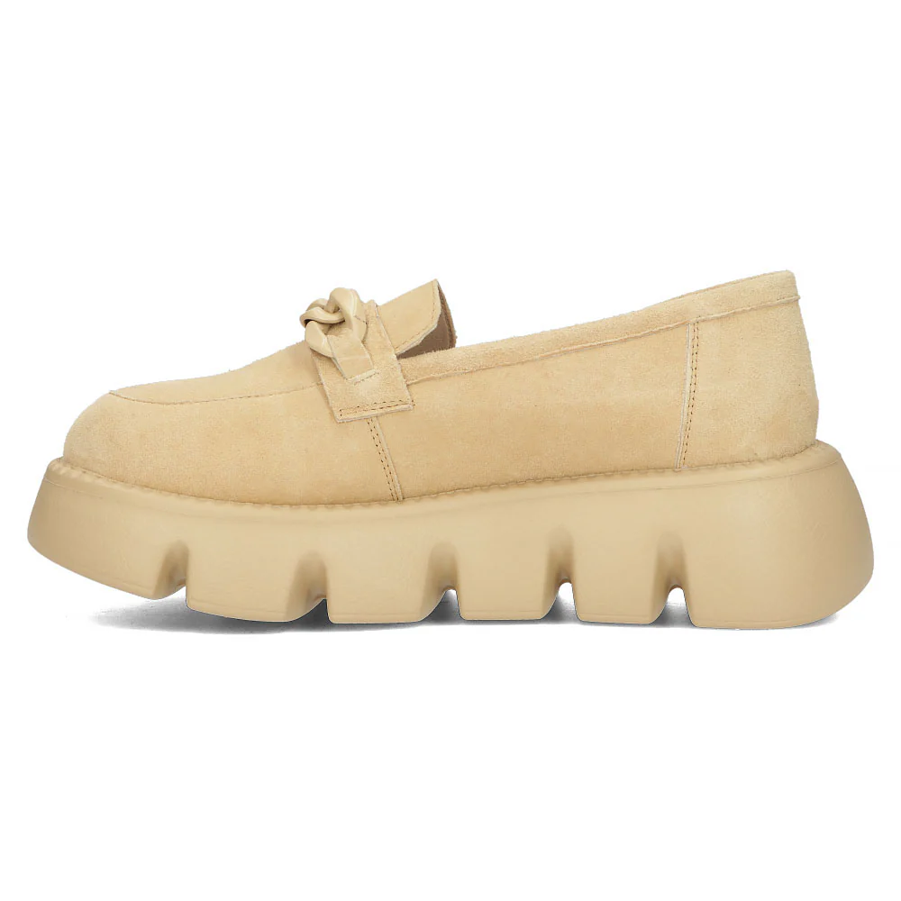 Pantofi dama din piele naturala bej 13141 - Image 3