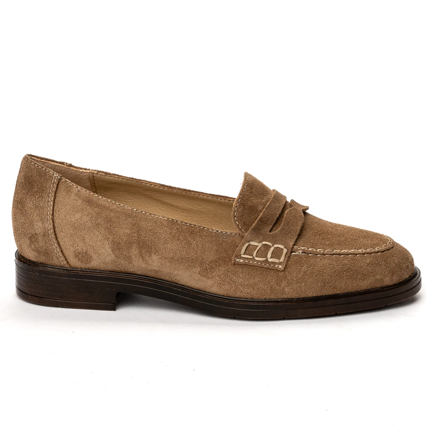 Pantofi dama din piele naturala bej 13625