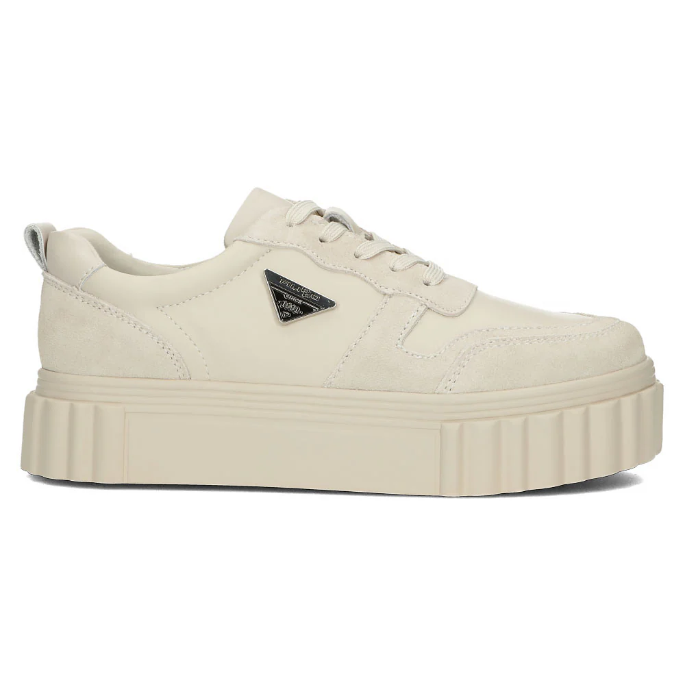 Pantofi dama din piele naturala bej 13636 - Image 3