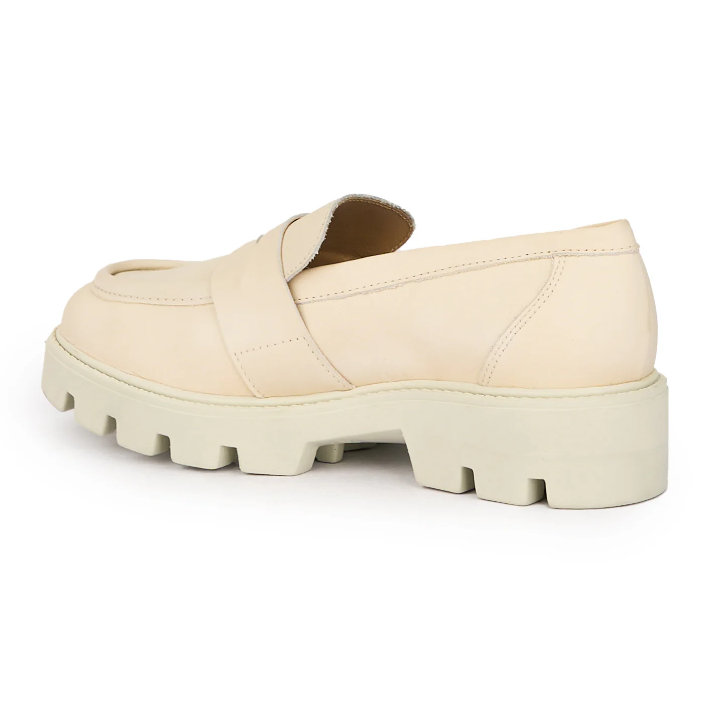 Pantofi dama din piele naturala bej 15344 - Image 2