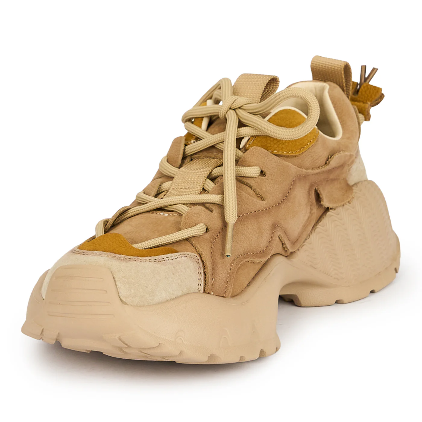 Pantofi dama din piele naturala bej 19254 - Image 3