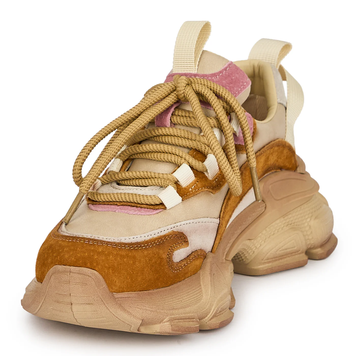 Pantofi dama din piele naturala bej 19257 - Image 3