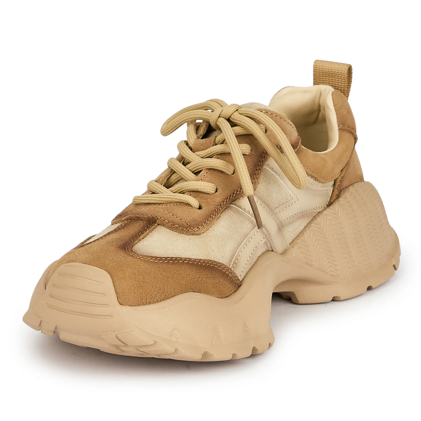 Pantofi dama din piele naturala bej 19283 - Image 3