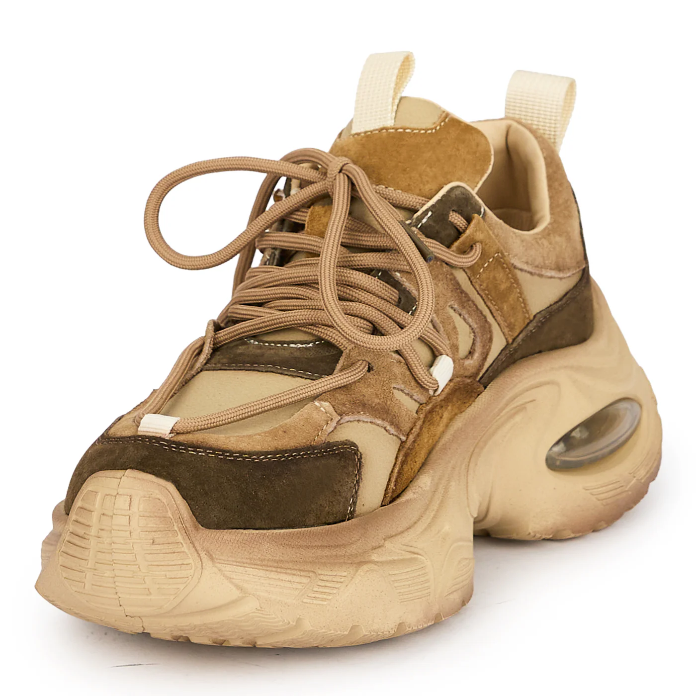Pantofi dama din piele naturala bej 19313 - Image 3