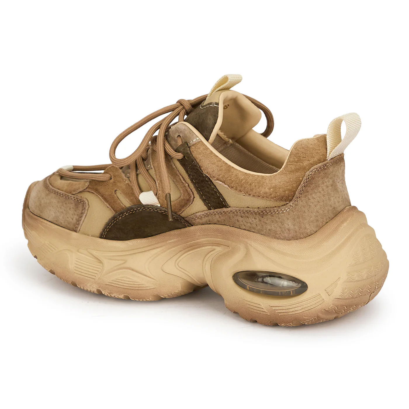 Pantofi dama din piele naturala bej 19314 - Image 2