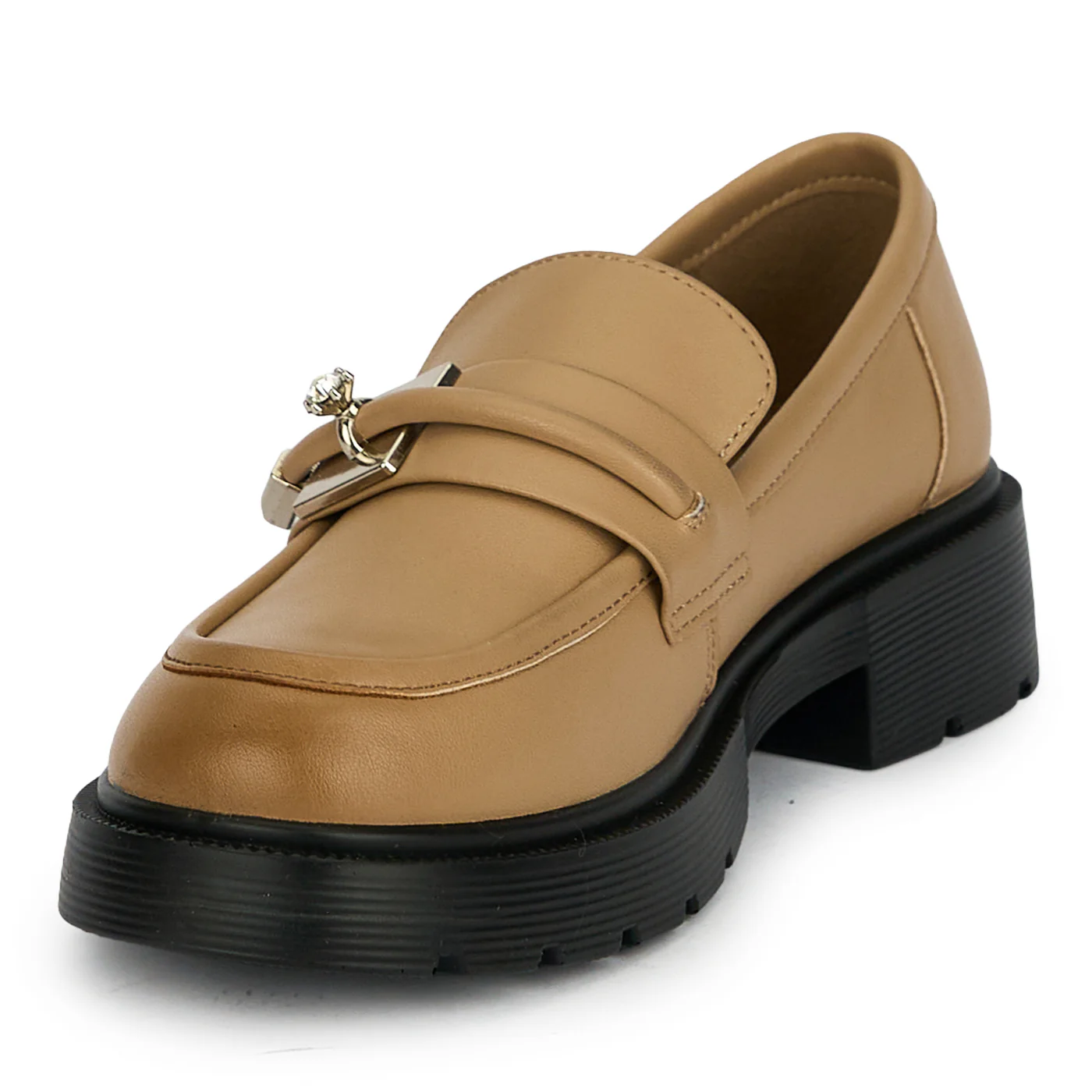 Pantofi dama din piele naturala bej 19344 - Image 3