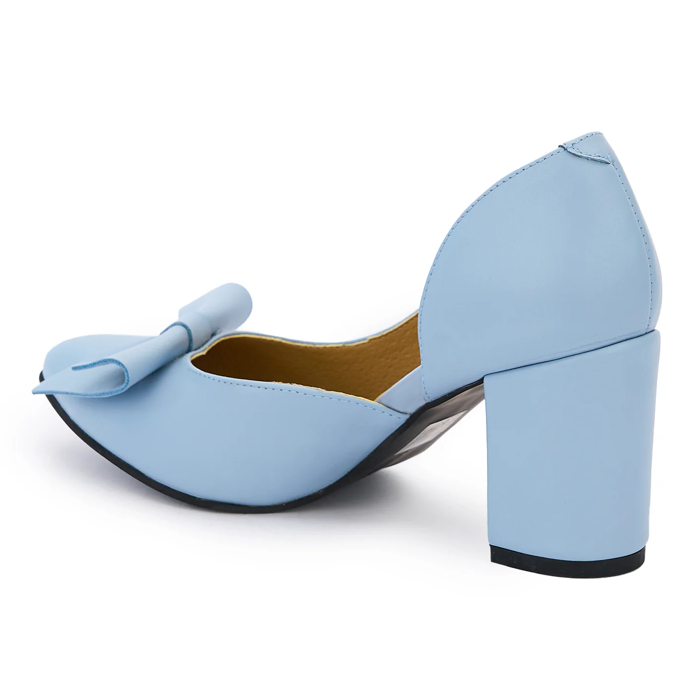 Pantofi dama din piele naturala bleu 14053 - Image 2