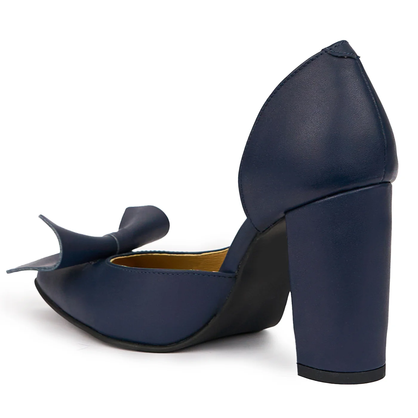 Pantofi dama din piele naturala bleumarin 14073 - Image 2