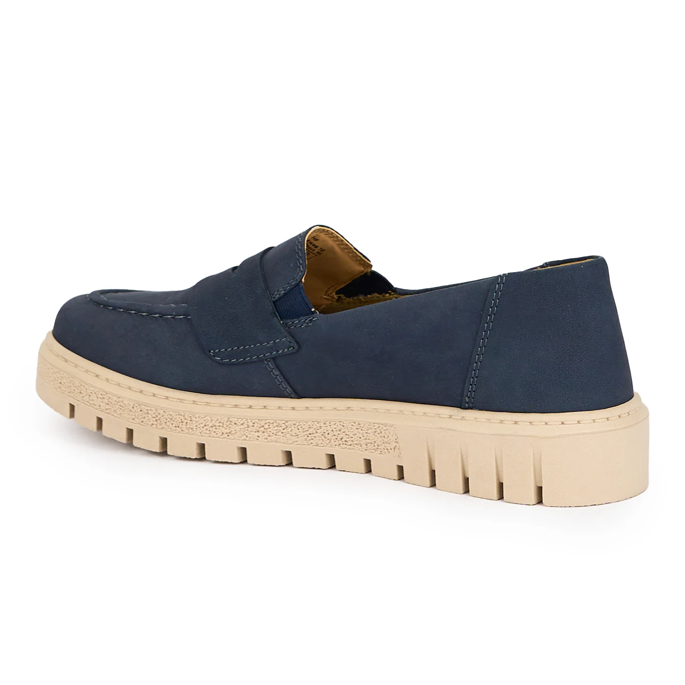 Pantofi dama din piele naturala bleumarin 15250 - Image 2