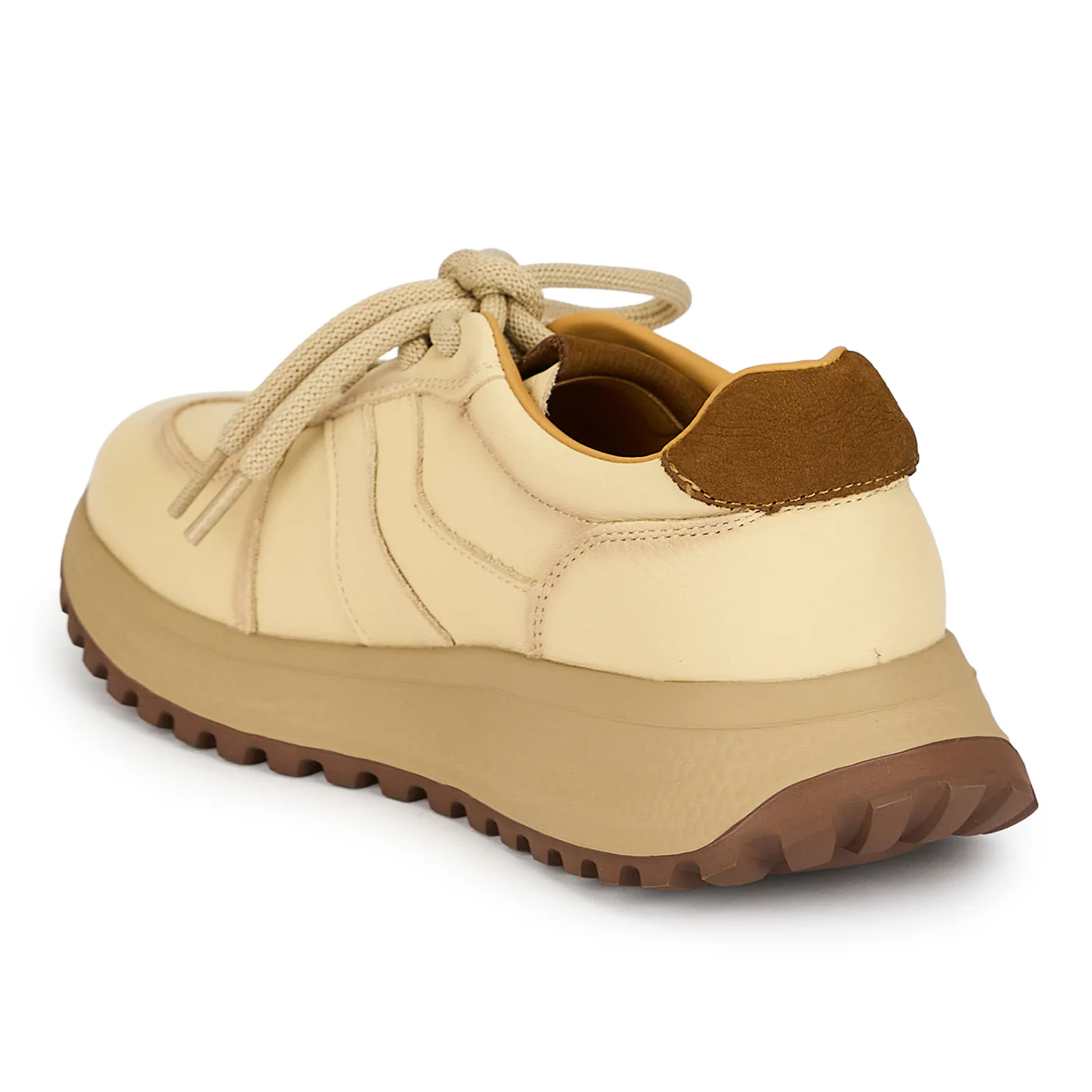 Pantofi dama din piele naturala crem 19269 - Image 2